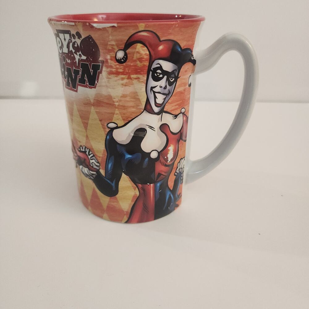 Harley Quinn Coffee Mug Six‎ Flags DC Comics